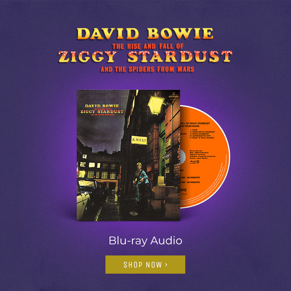 David Bowie, The Rise and Fall of Ziggy Stardust and the Spiders from Mars. Blu-ray audio. Shop now.