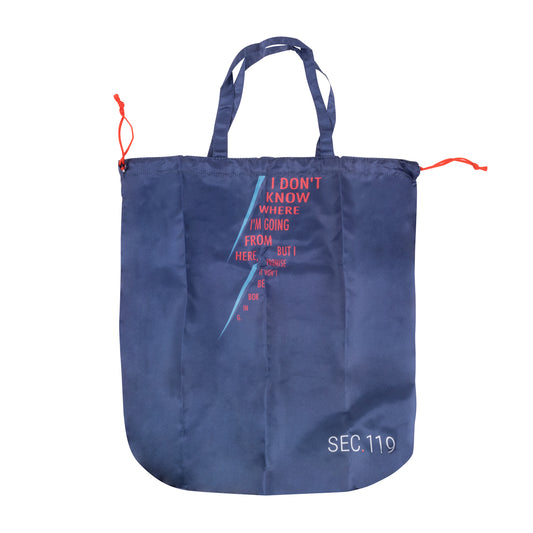 Bowie Bolt Navy Tote Bag