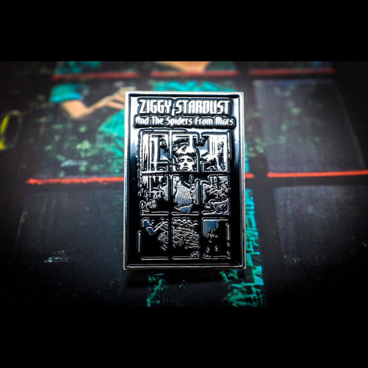 David Bowie Ziggy Stardust & the Spiders from Mars Enamel Pin