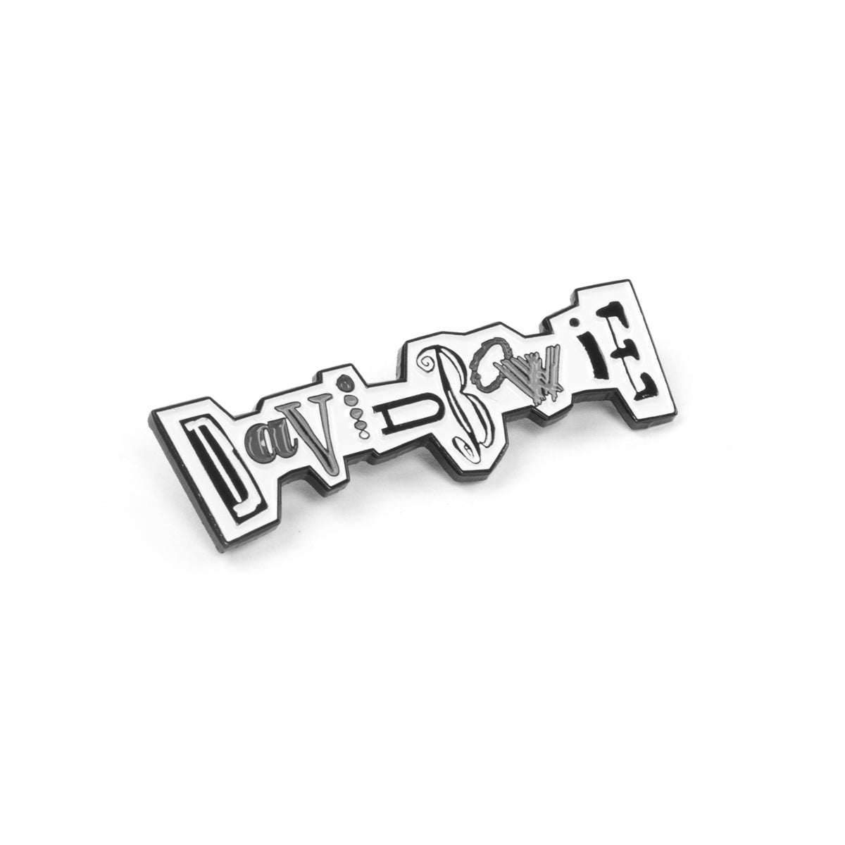 David Bowie Never Let Me Down Logo Pin