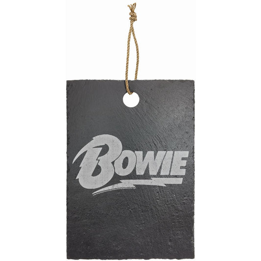 Bowie Logo Laser Engraved Rectangular Slate Cutting Board