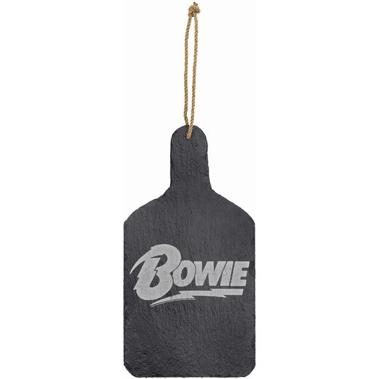 Bowie Logo Laser Engraved Paddle Slate Cutting Board