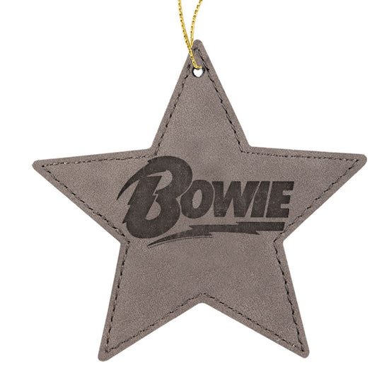 Logo Leather Star Ornament