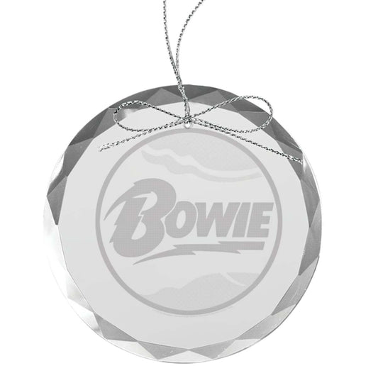 Space Oddity Round Laser-Etched Glass Ornament