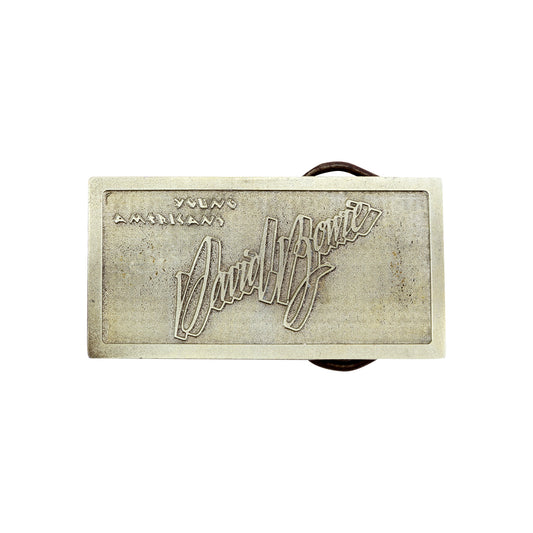 David Bowie Bronze Finish Belt Buckle