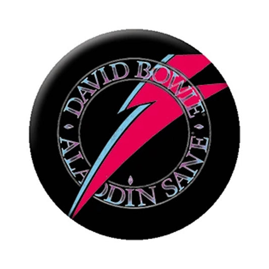 David Bowie Aladdin Sane Bolt 1.25" Button