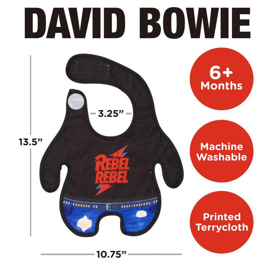 David Bowie Baby Bib