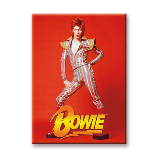 David Bowie - Red Pose 2.5" x 3.5 " Flat Magnet