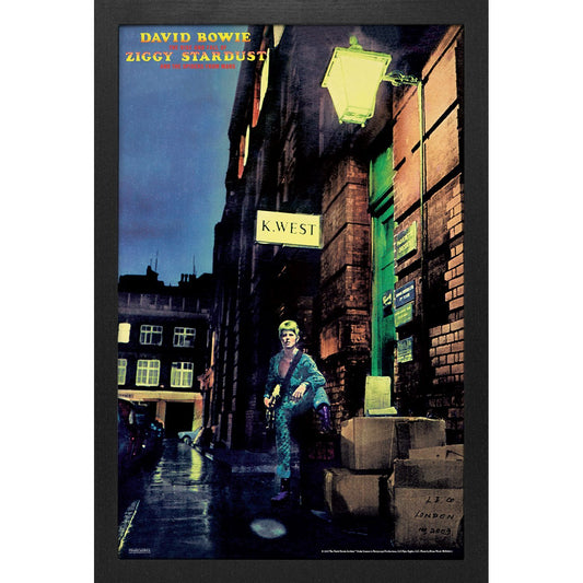 David Bowie - Ziggy Stardust 11x17 Framed Print