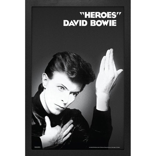 David Bowie - Heroes 11x17 Framed Print