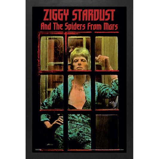 David Bowie - Ziggy - Spiders 11x17 Framed Print