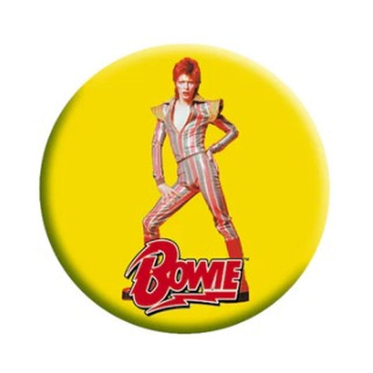 David Bowie Pose Button