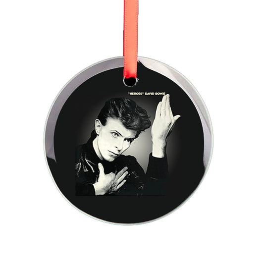 Heroes Cover Glass Ornament