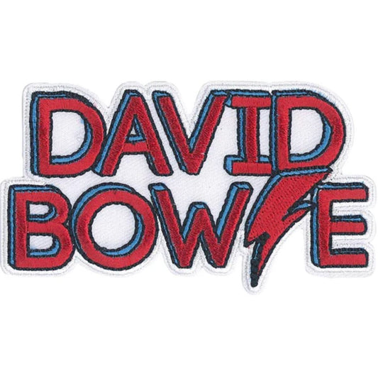 David Bowie Bolt Name Patch