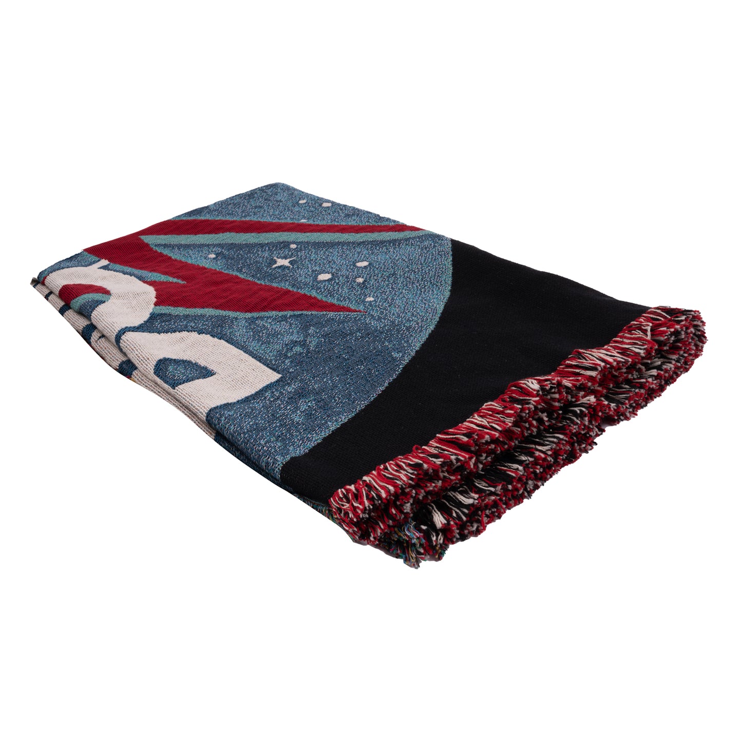 David Bowie Nasa Bolt Throw Blanket