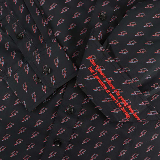 David Bowie All Over Aladdin Sane Bolt Shirt