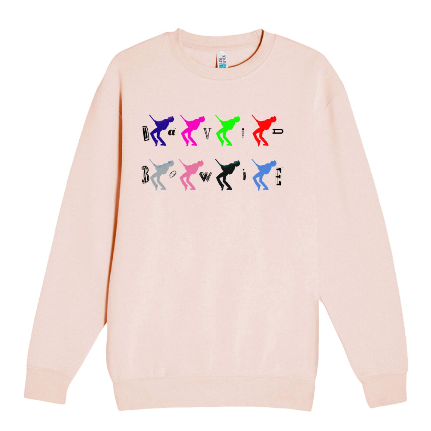 Never Let Me Down Horizontal Logo Crew Neck Fleece