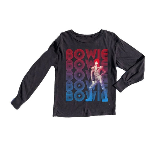Bowie Repeat Kids Long Sleeve T-shirt