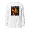 David Bowie Rock n' Roll Star Photo Gold Hooded Long Sleeve T-Shirt