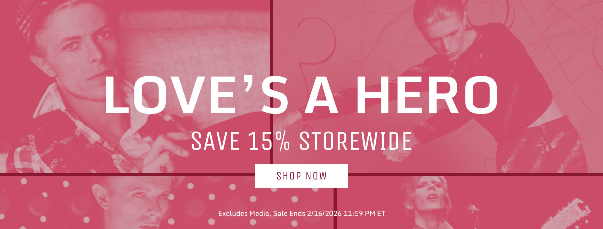 Love's  A Hero Save 15% Storewide. Shop Now. Excludes Media, Sale Ends 2/16/2026 11:59 PM ET