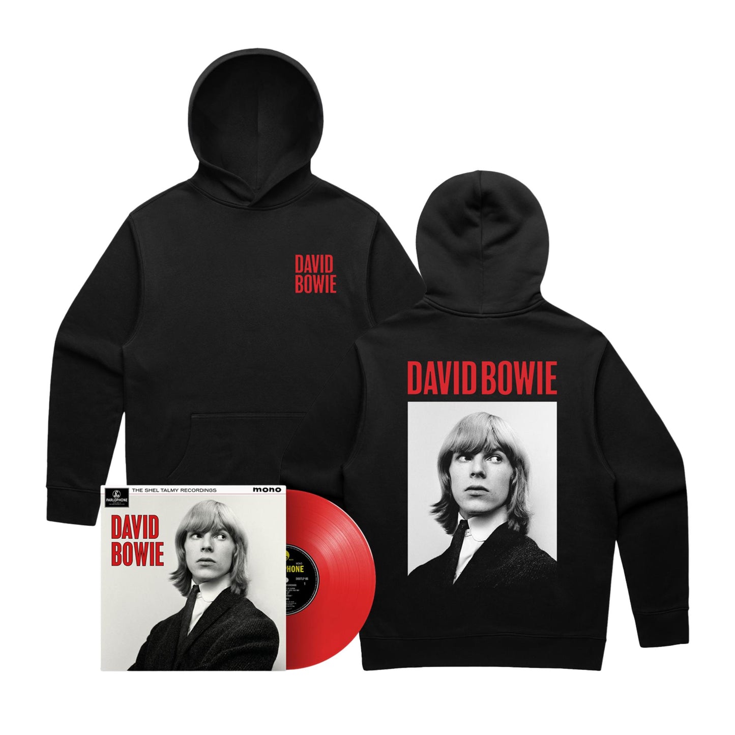 The Shel Talmy Recordings 180g Red Vinyl LP and Hoodie