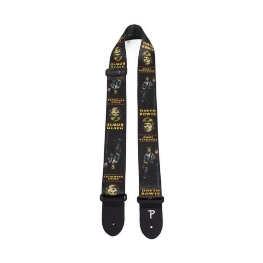 David Bowie Ziggy BW Polyester Guitar Strap