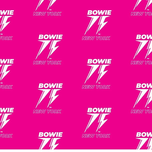 Bowie 75 NY Pink Wrapping Paper