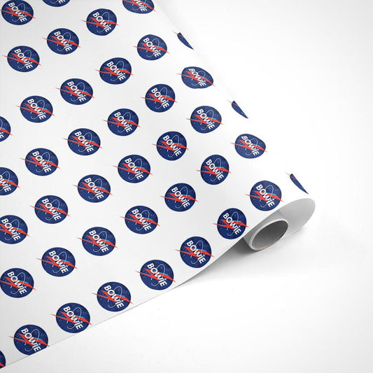 David Bowie Large Round Logo Wrapping Paper