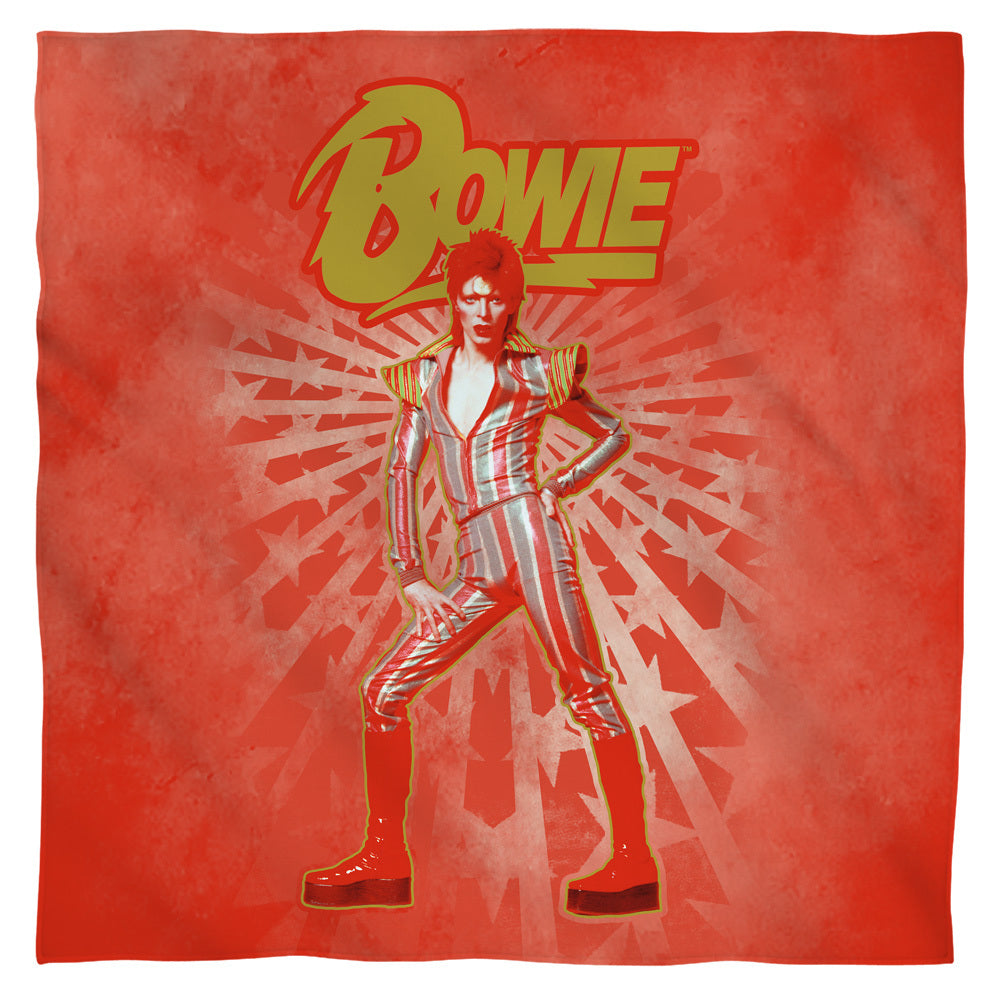 David Bowie/Stars - Bandana - White [22 X 22]