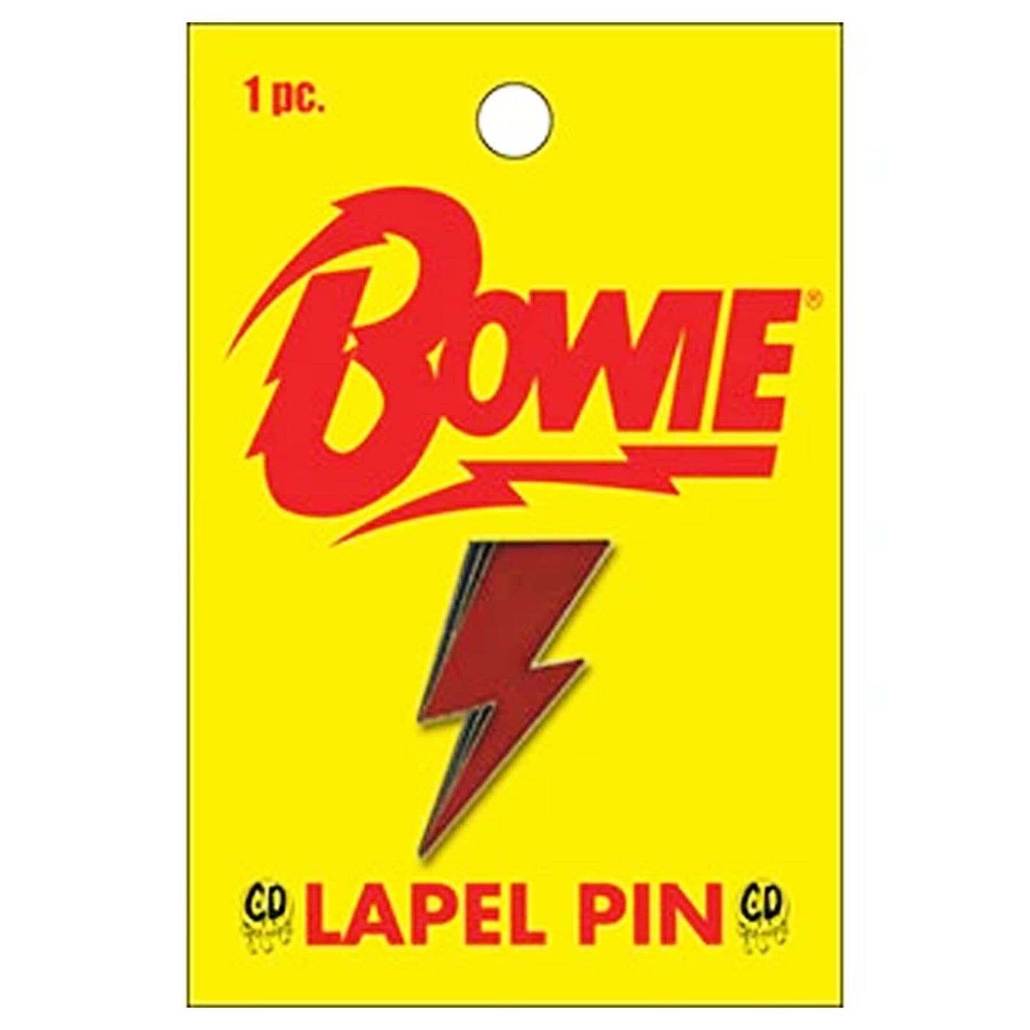 David Bowie Bolt 1.25" Lapel Pin