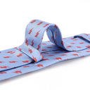 David Bowie Light Blue All Over Bolt Tie