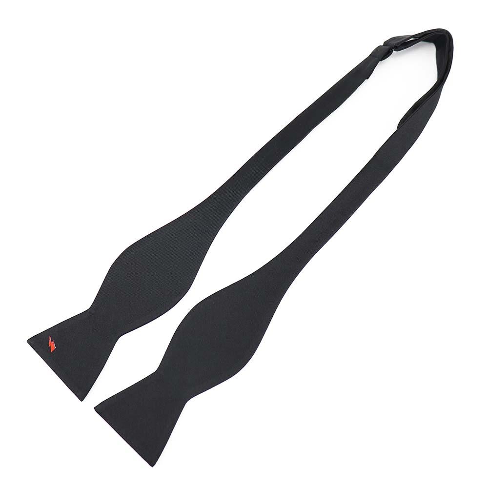 David Bowie Black Bolt Bow Tie (Self-tied)