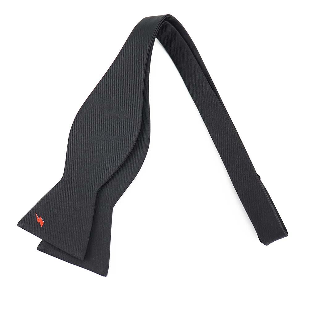 David Bowie Black Bolt Bow Tie (Self-tied)