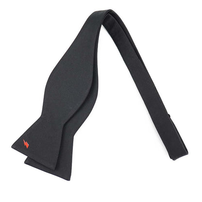 David Bowie Black Bolt Bow Tie (Self-tied)