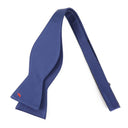 David Bowie Navy Bolt Bow Tie (Self-Tied)