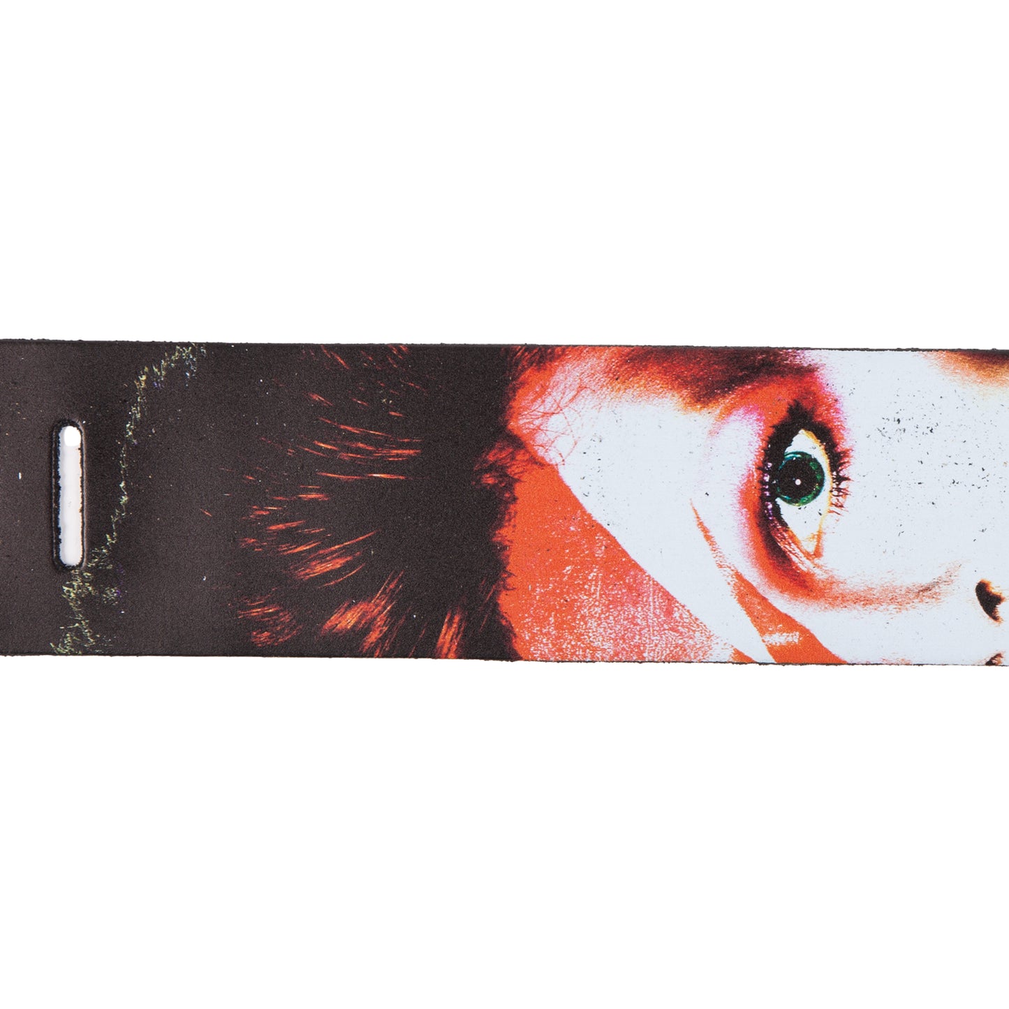 David Bowie Aladdin Printed Leather Guitar Strap