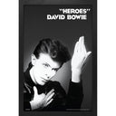 David Bowie - Heroes 11x17 Framed Print