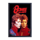 David Bowie - Two Bowie’s 11x17 Framed Print