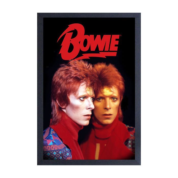 David Bowie - Two Bowie’s 11x17 Framed Print