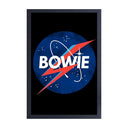 David Bowie - Space Logo 11x17 Framed Print