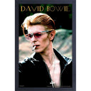 David Bowie - Portrait Smoking 11x17 Framed Print