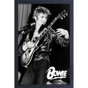 David Bowie - B&W Signature 11x17 Framed Print