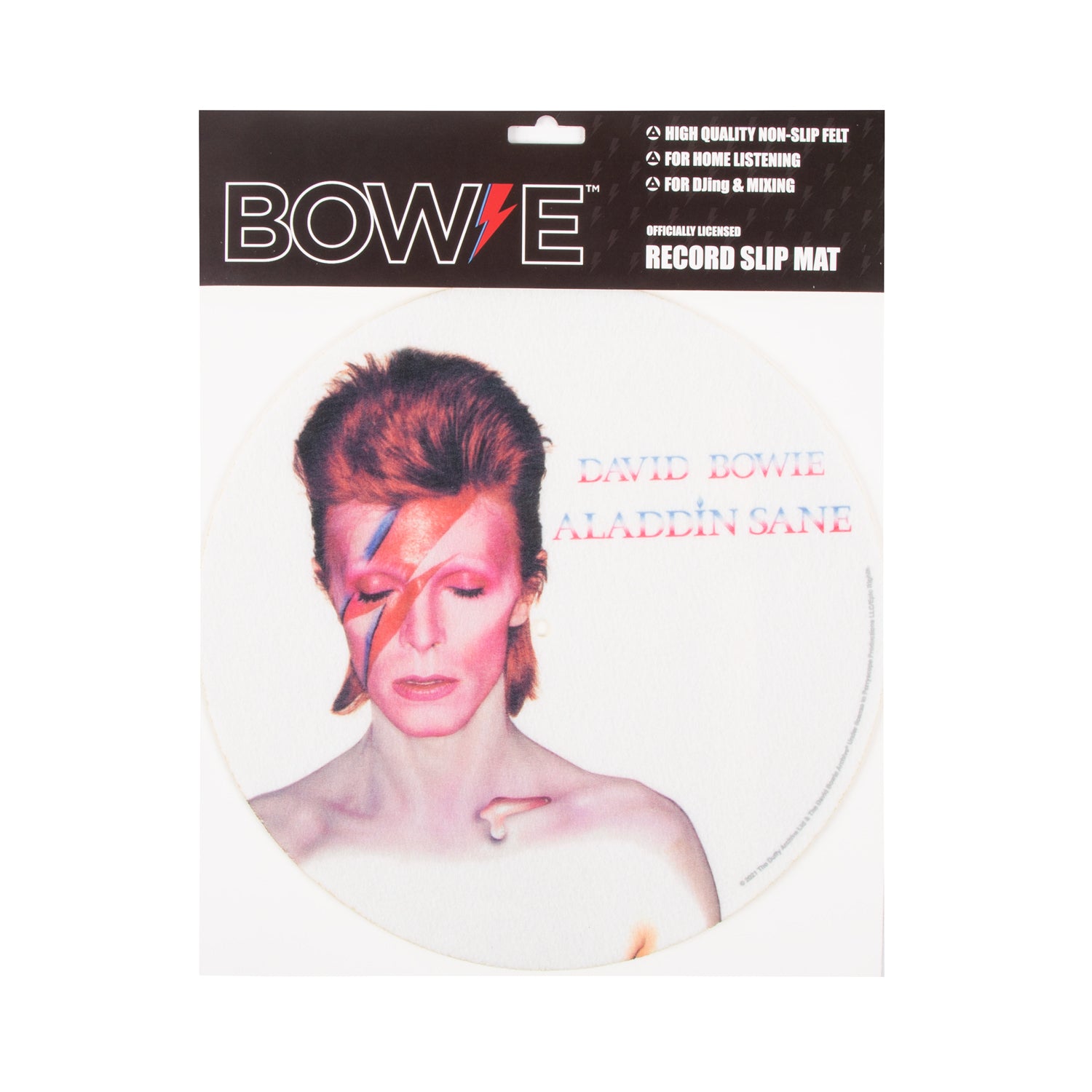 Portachiavi Ufficiale David Bowie Aladdin Sane - Gomma Morbida, 6 Cm, Con Licenza UK, Regalo Per Fan