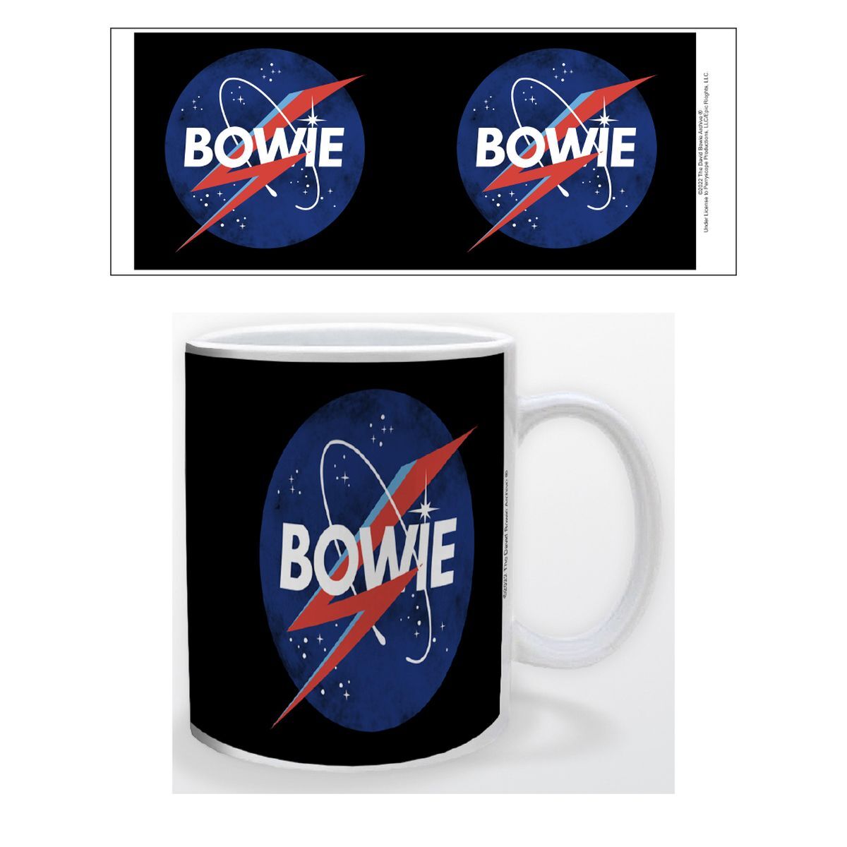 David Bowie - Space Logo Mug