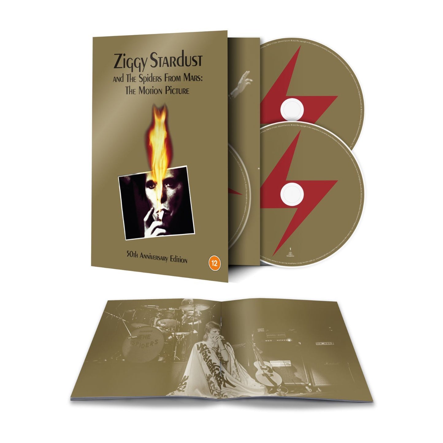Ziggy Stardust and The Spiders From Mars:The Motion Picture Soundtrack 50th Anniversary Edition Blu Ray/2 CD