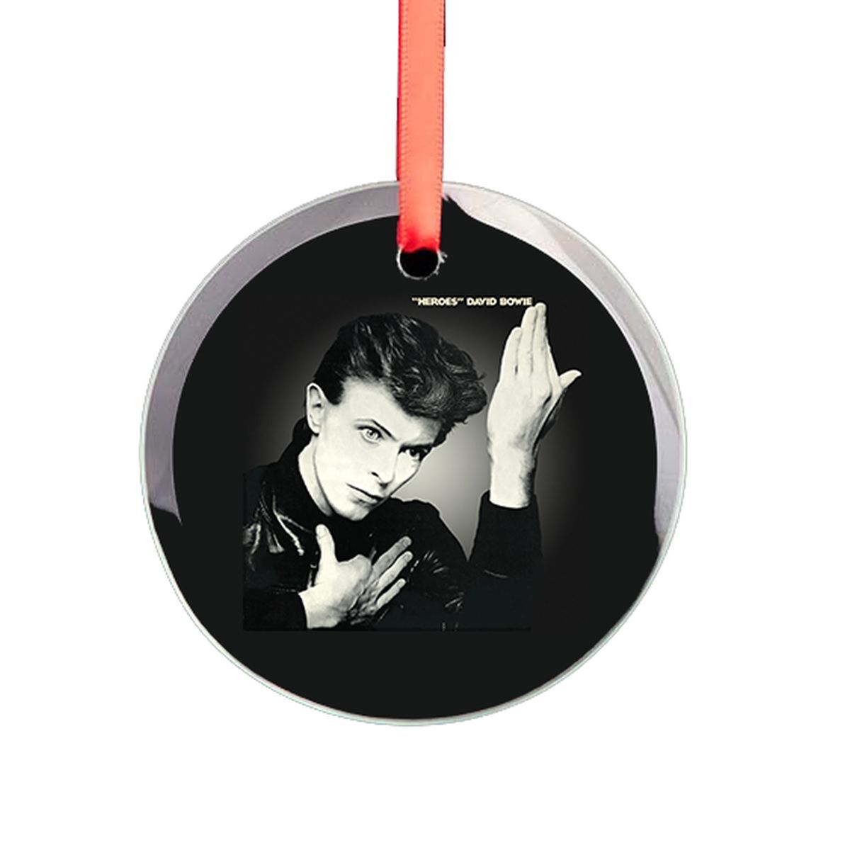 Heroes Cover Glass Ornament
