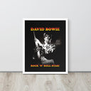 David Bowie Rock n' Roll Star Framed Print