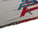 David Bowie Repeat Logo Throw Blanket