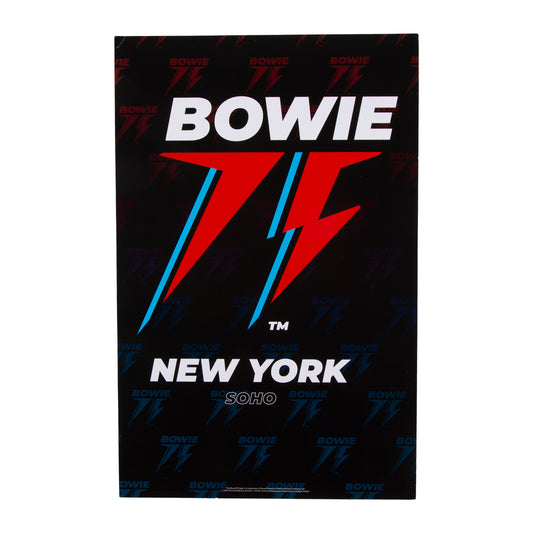 Bowie 75 New York Poster