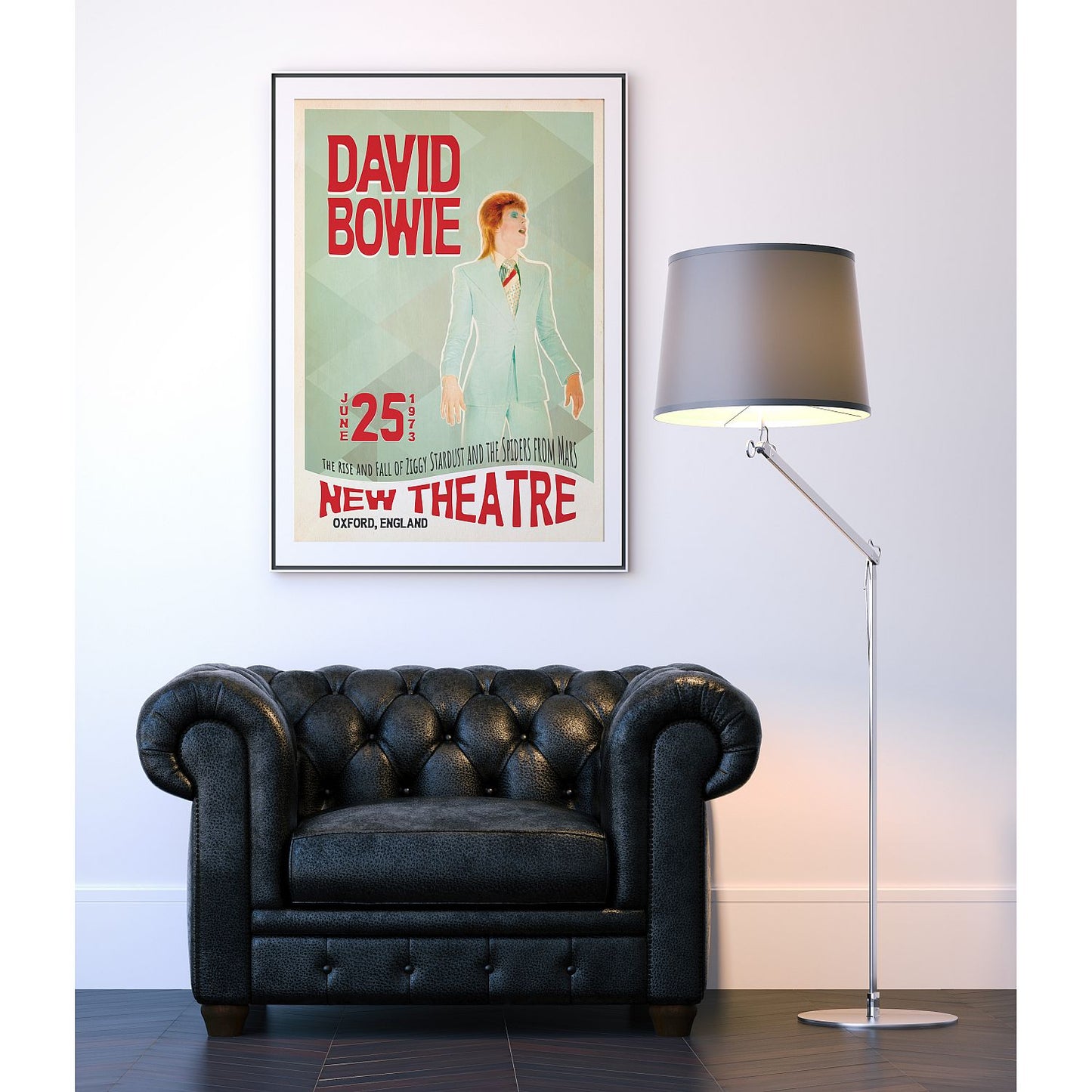 Ziggy Stardust Live in Oxford, England Print